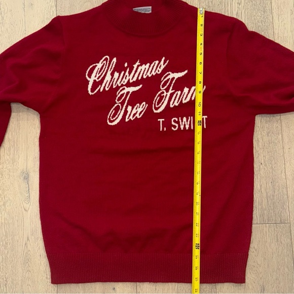 *SOLD* Taylor Swift Christmas Tree Farm Sweater - Picture 7 of 7